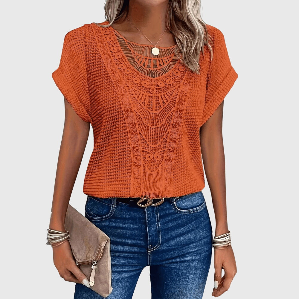 Boho Style Relaxed Fit Blouse