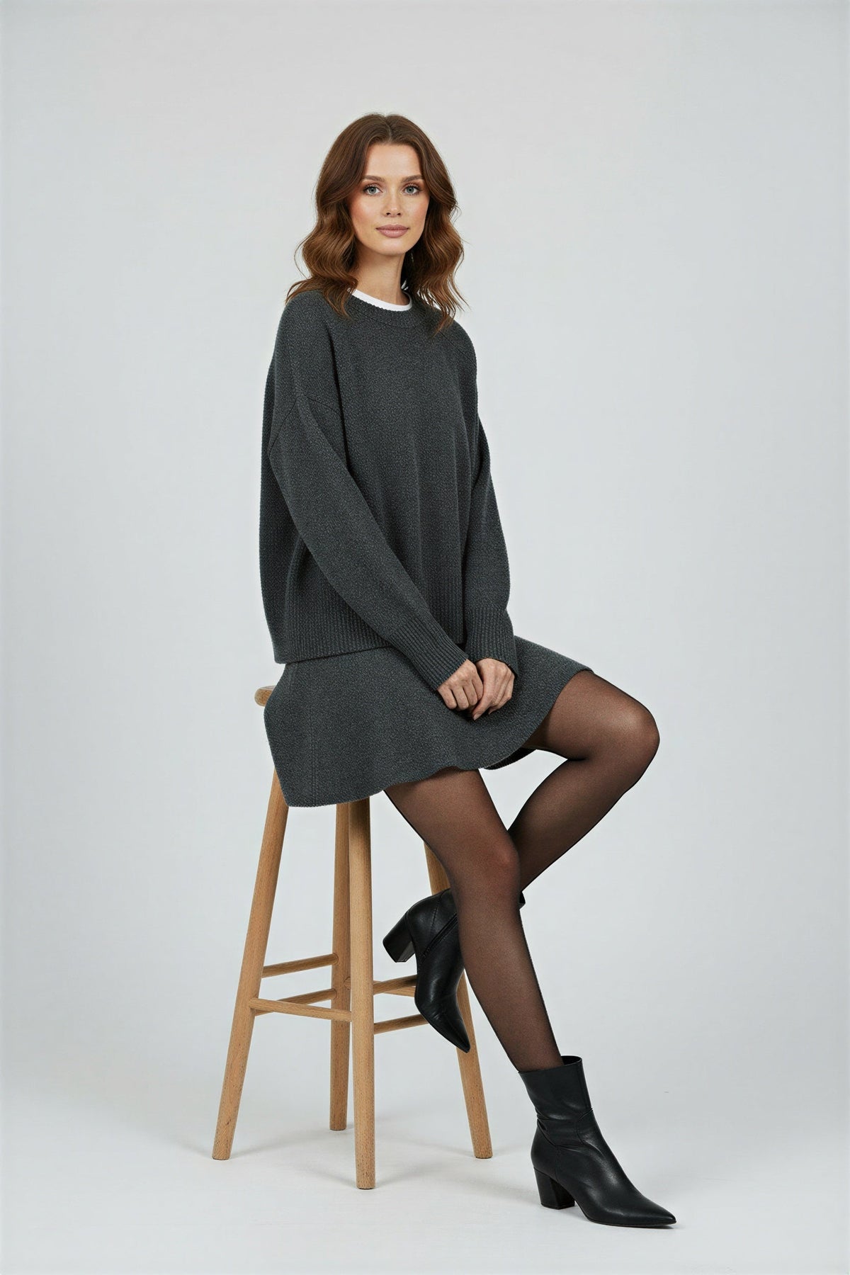 Women's Relaxed Fit Knit Loungewear Set
