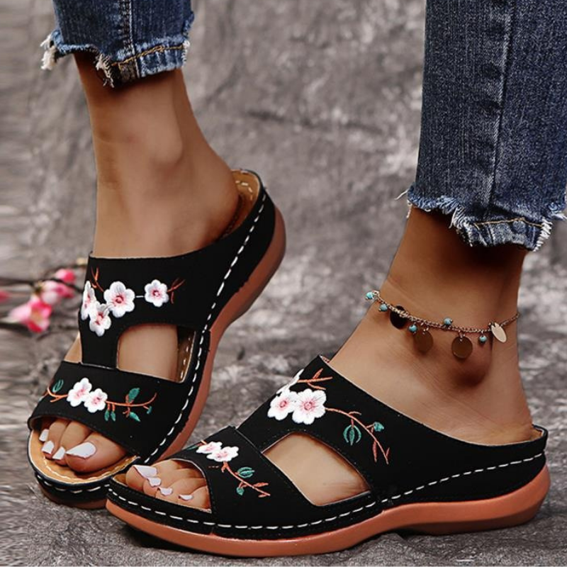 Women's Floral Orthopedic Slip-On Shoes