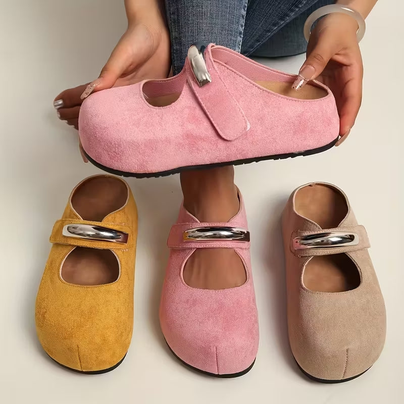 Women's Suede Slip-On Flats