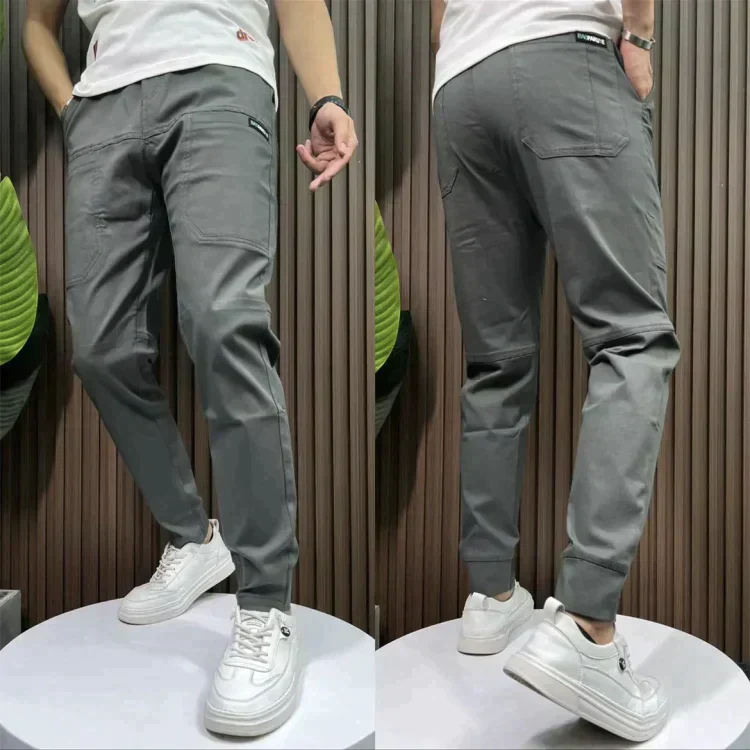 Stretch Cargo Trousers With Flexible Comfort Fit