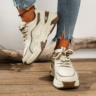 Women's Platform Sneakers with Thick Sole