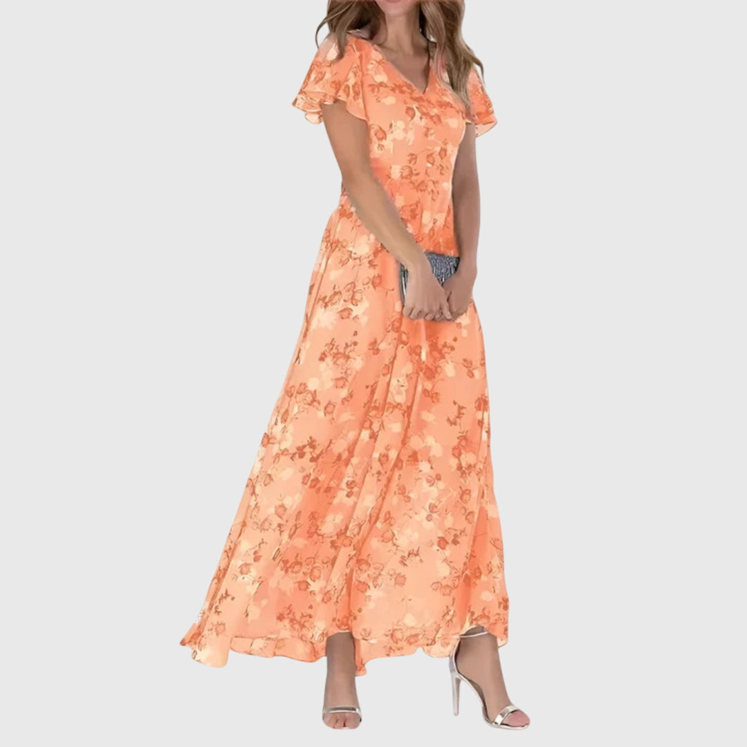 Figure Flattering Casual Midi Dress
