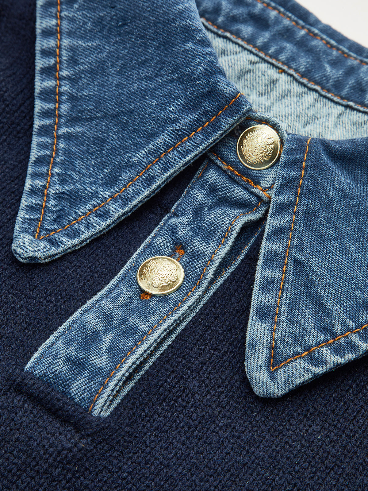 Panel Lapel Open-Front Knit Cardigan