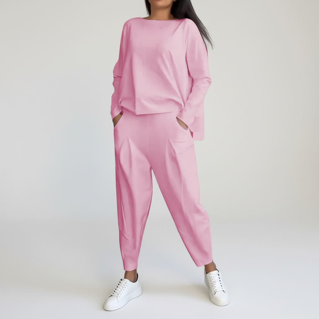 Loose Fit Two-Piece Leisure Set