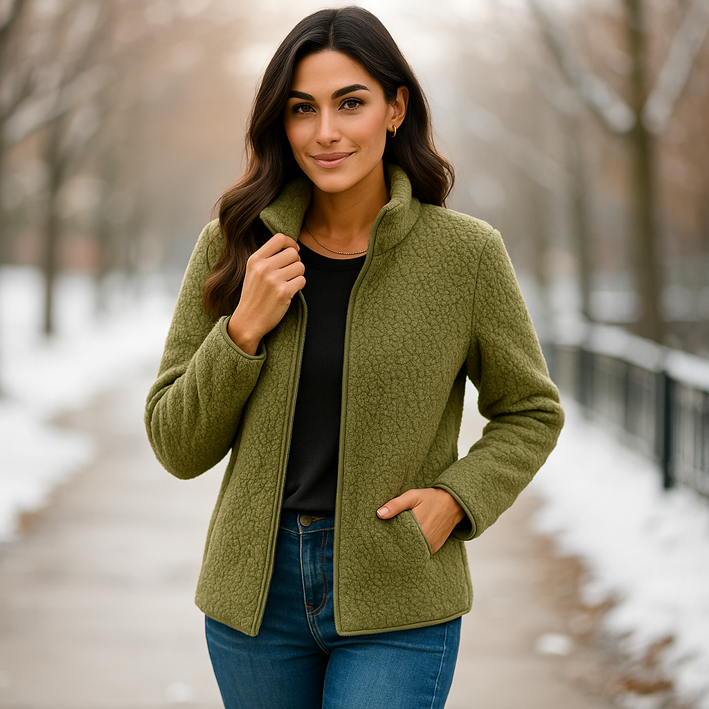 Ultra Soft Regular Fit Fleece Jacket