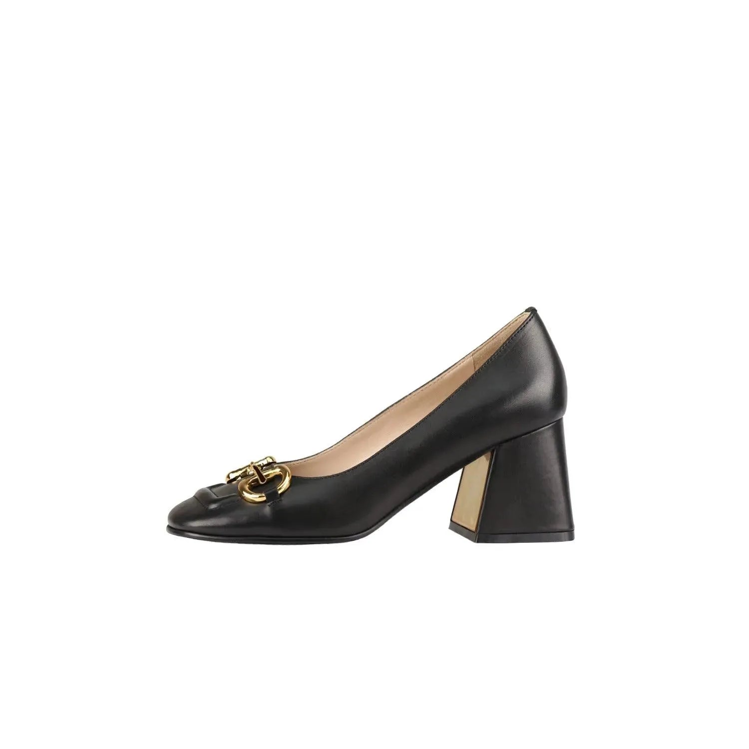 Retro Buckle High Heel Shoes