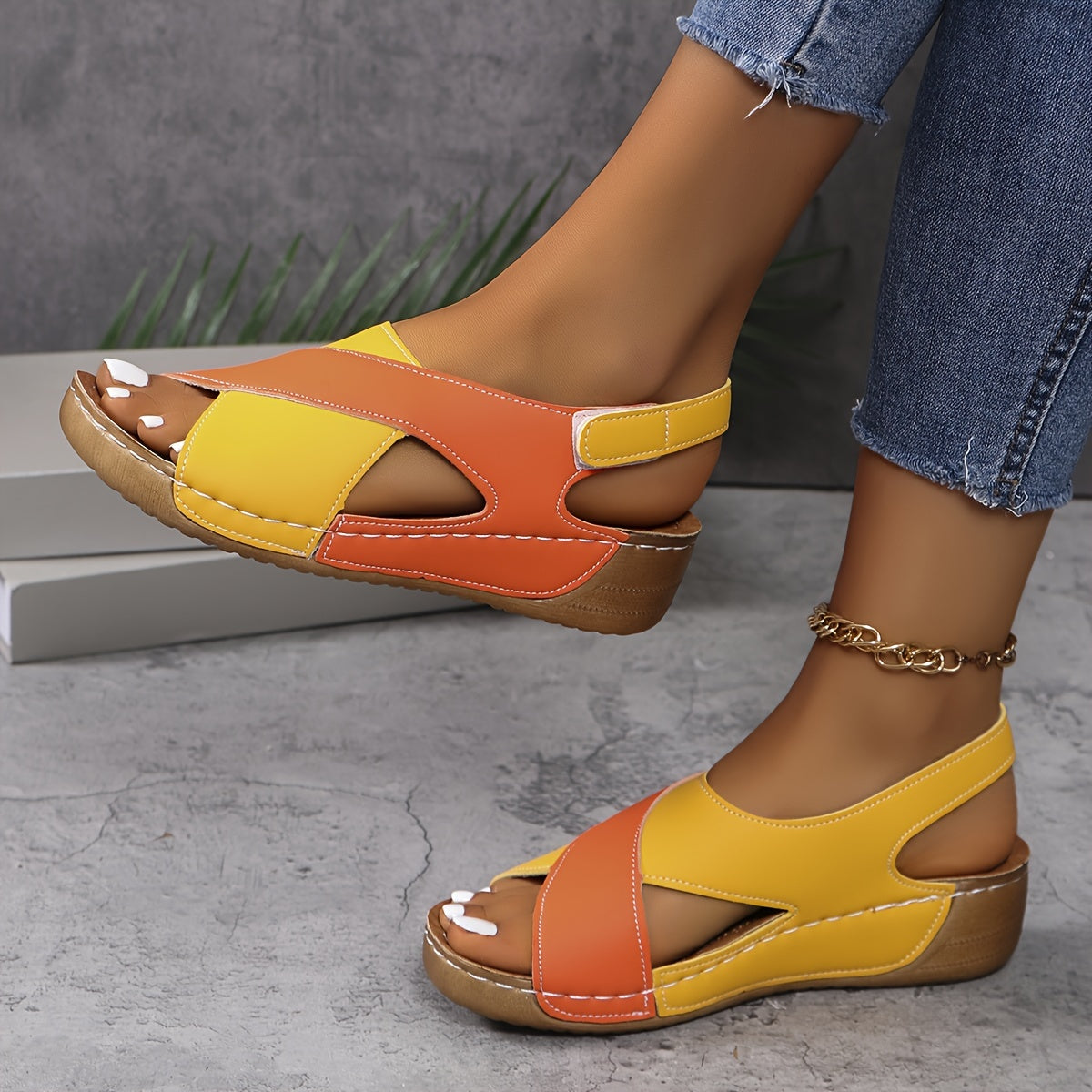 Laura Adjustable Strap Orthopedic Sandals
