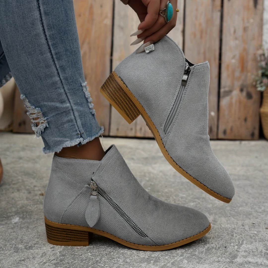 Joanna Zipper Closure Orthopedic Comfort Shoes