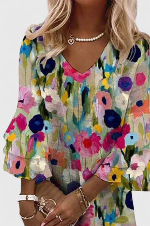 Mini Dress for Women - Multicolored Elegant Casual Everyday Dress