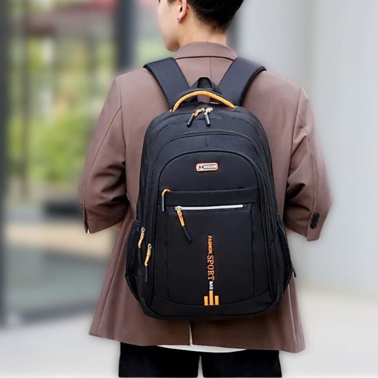 Waterproof Oxford Backpack with Multiple Compartments