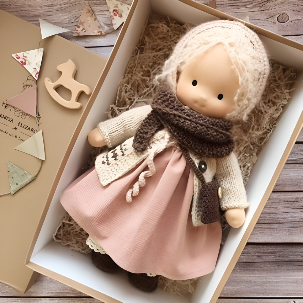 Handmade Cuddly Waldorf Doll