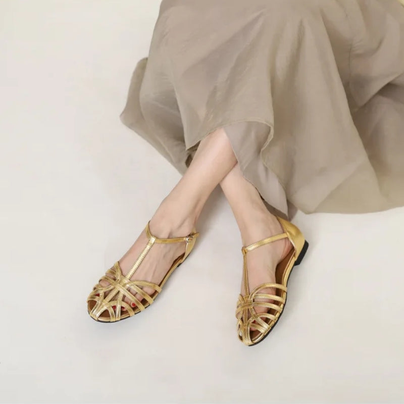 Genuine Leather Flats