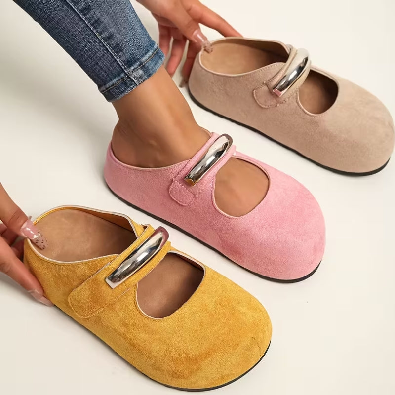 Women's Suede Slip-On Flats