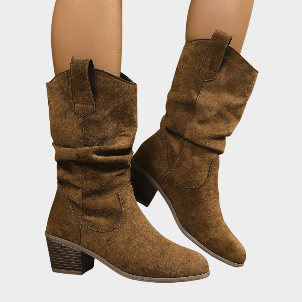 Mid-Heel Cowboy Boots