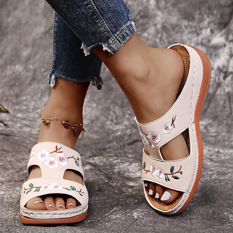 Women's Floral Orthopedic Slip-On Shoes