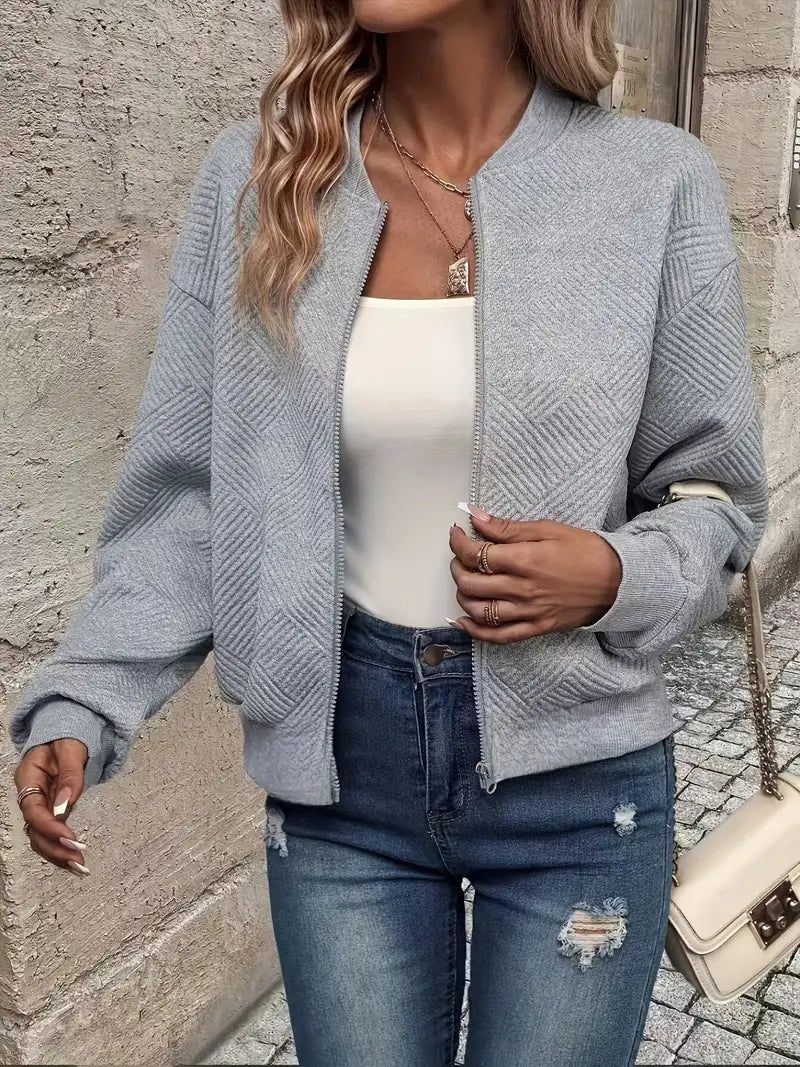 Relaxed Fit Full-Zip Jacket