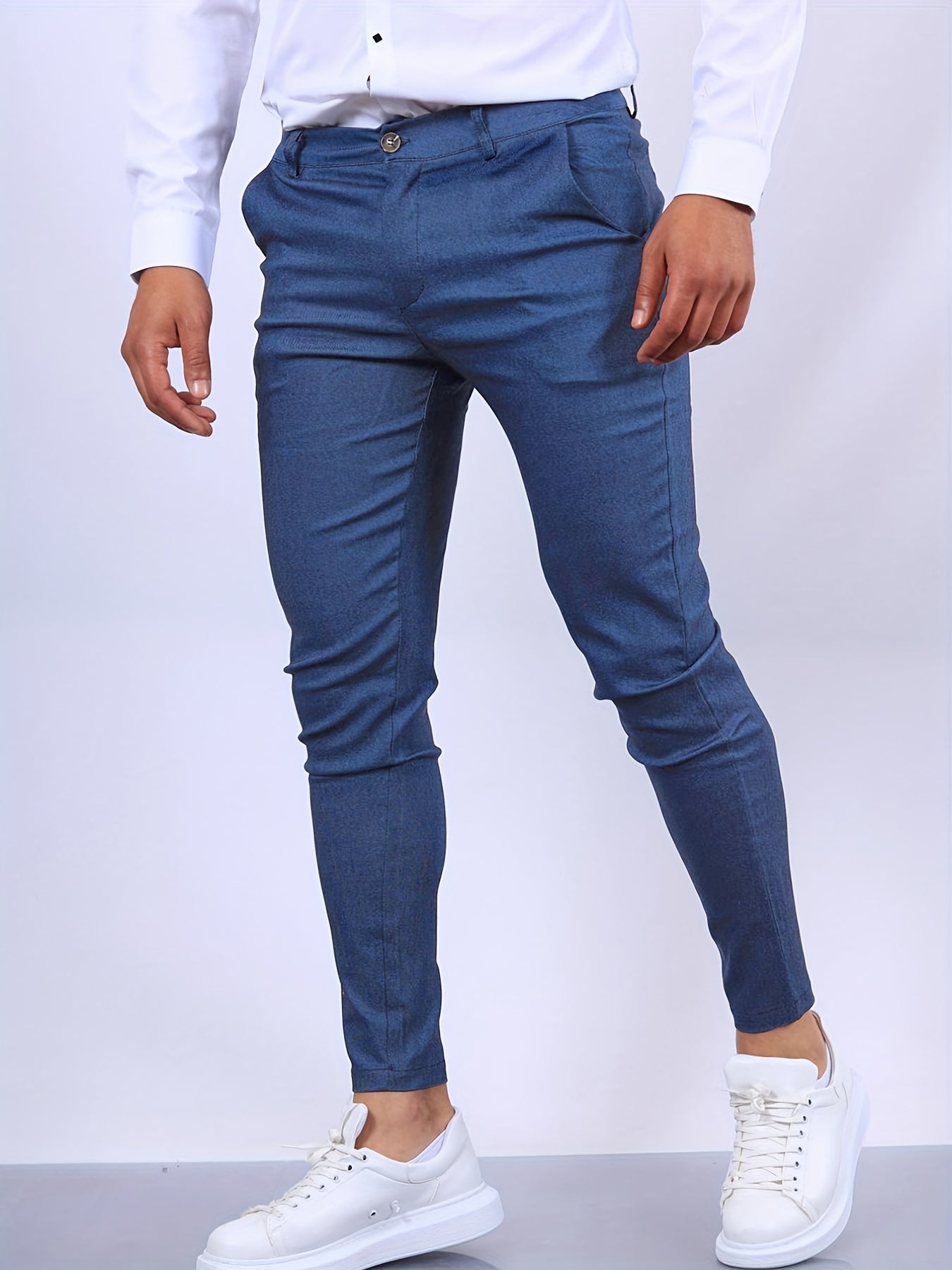 Slim Fit Stretch Chino Trousers