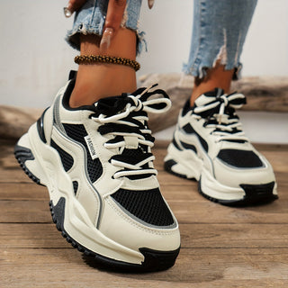 Women's Platform Sneakers with Thick Sole