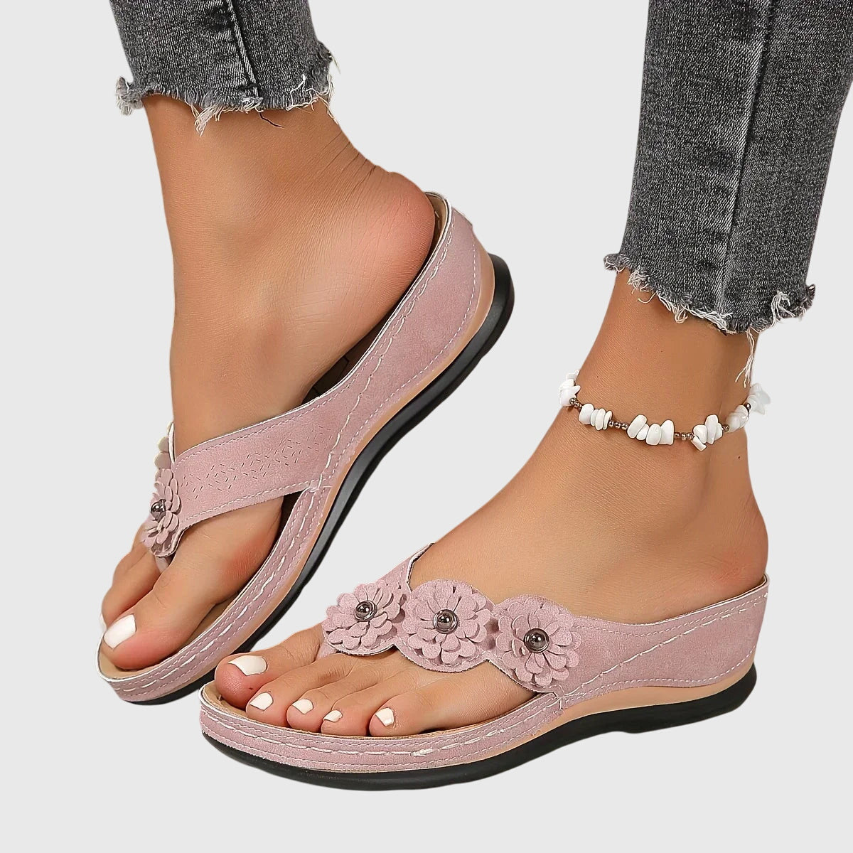 Ergonomic Orthopedic Flip Flops with Arch Support