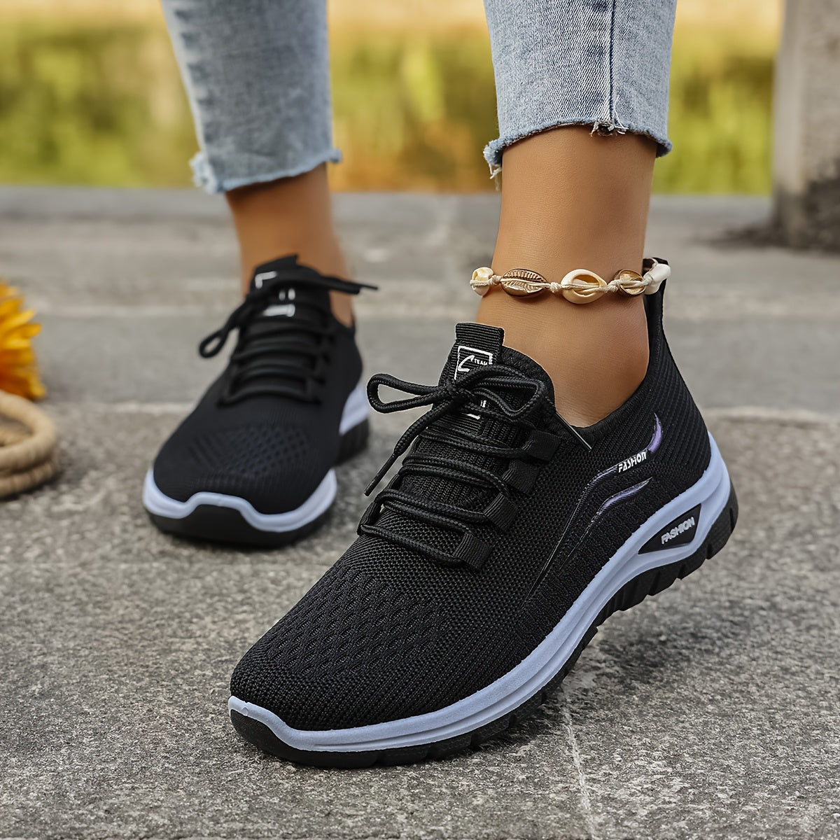 Orthopedic Wide Fit Cushioned Sneakers