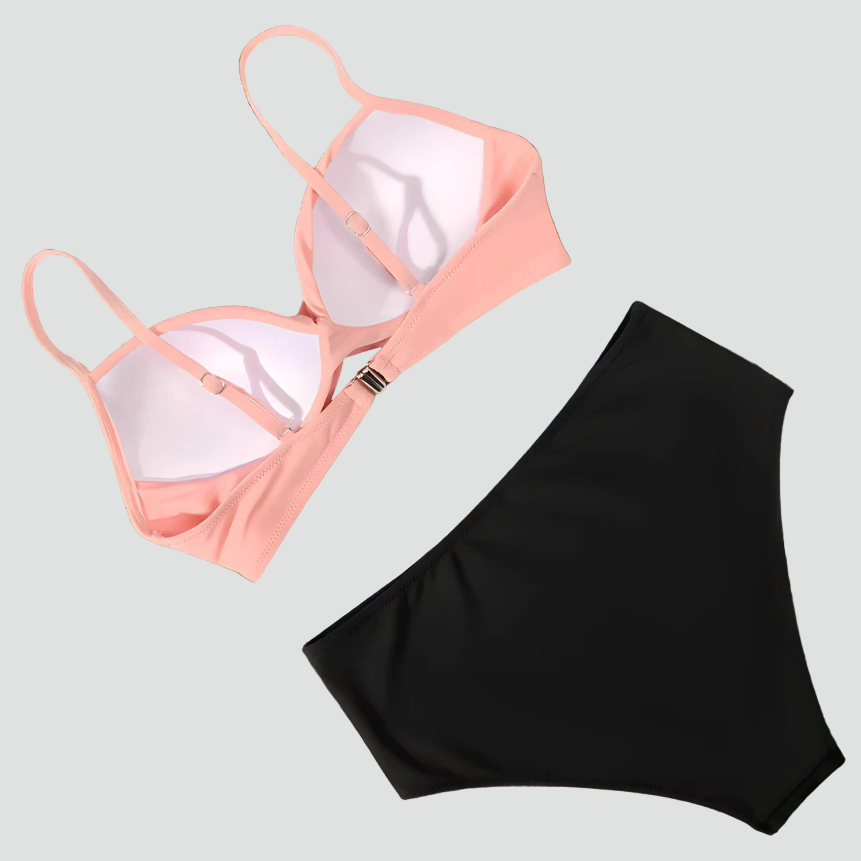 High-Waisted Push-Up Bikini Set