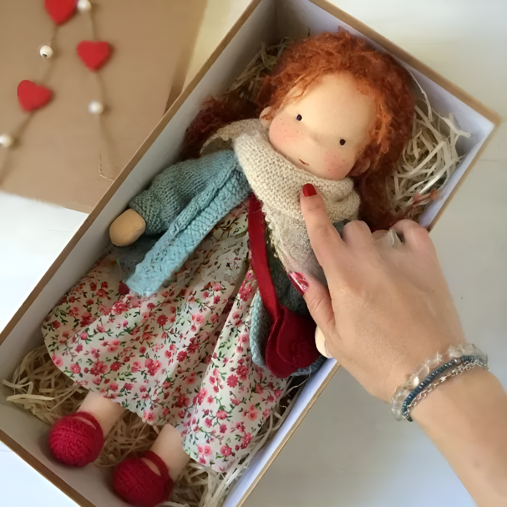 Handmade Cuddly Waldorf Doll