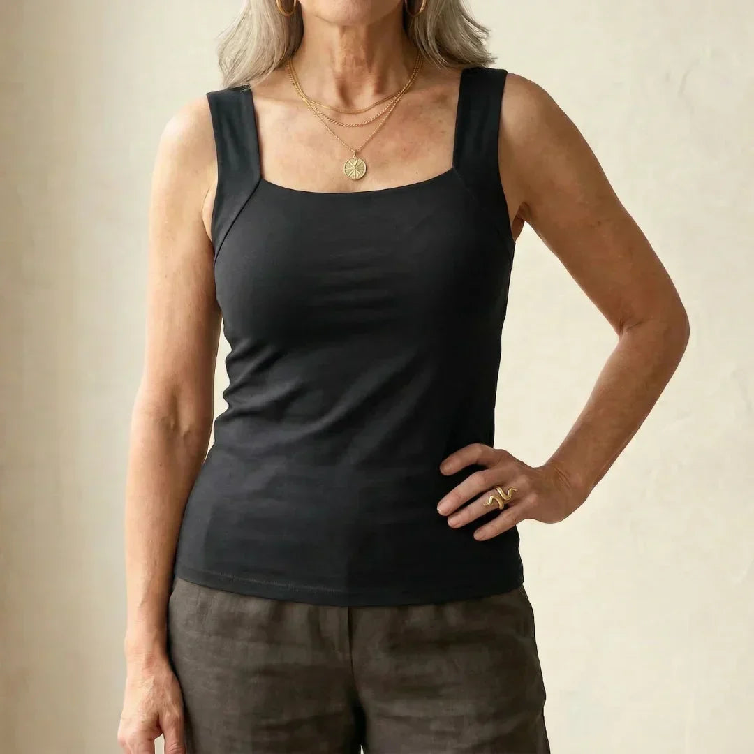Roxanne Built-In Bra Support Tank Top