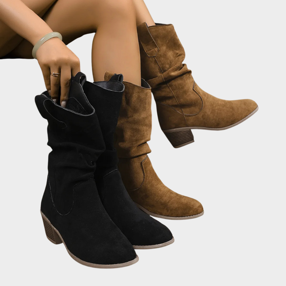 Mid-Heel Cowboy Boots
