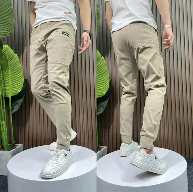 Stretch Cargo Trousers With Flexible Comfort Fit