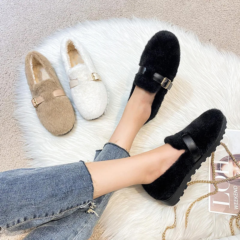 Round Toe Minimalist Ballet Flats