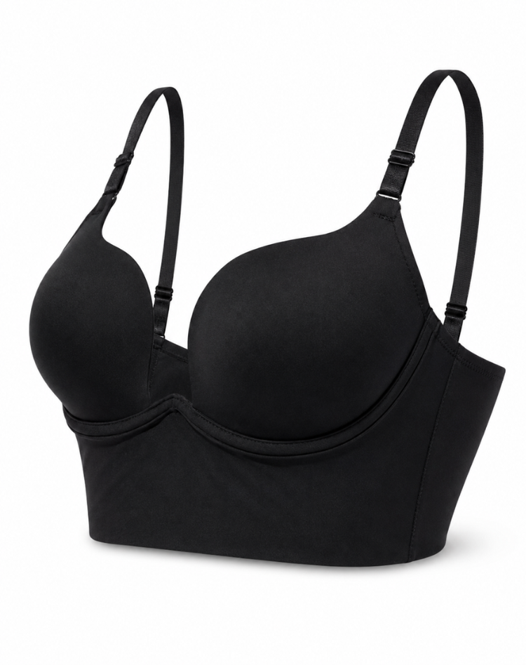 Backless Push-Up Bra With Adjustable Straps