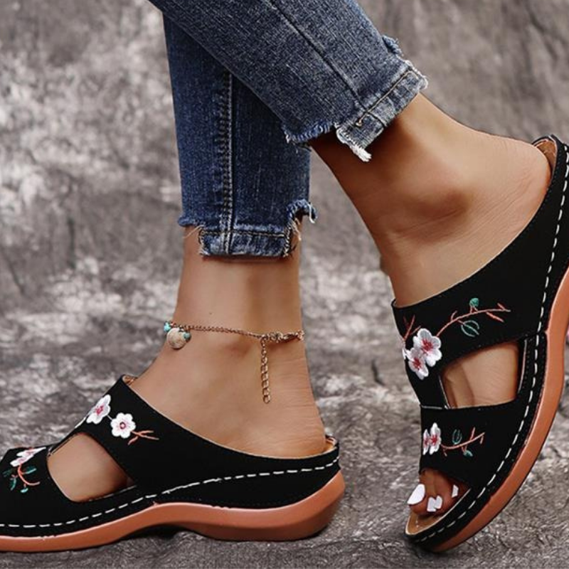 Women's Floral Orthopedic Slip-On Shoes