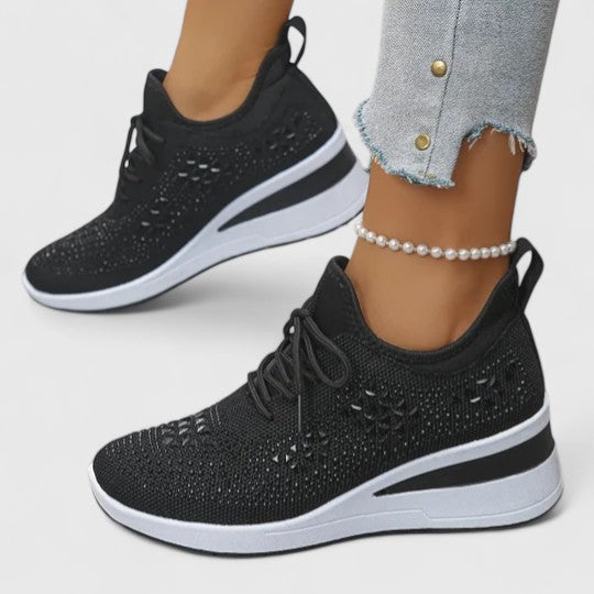 Wide Toe Box Orthopedic Sneakers With Arch Support