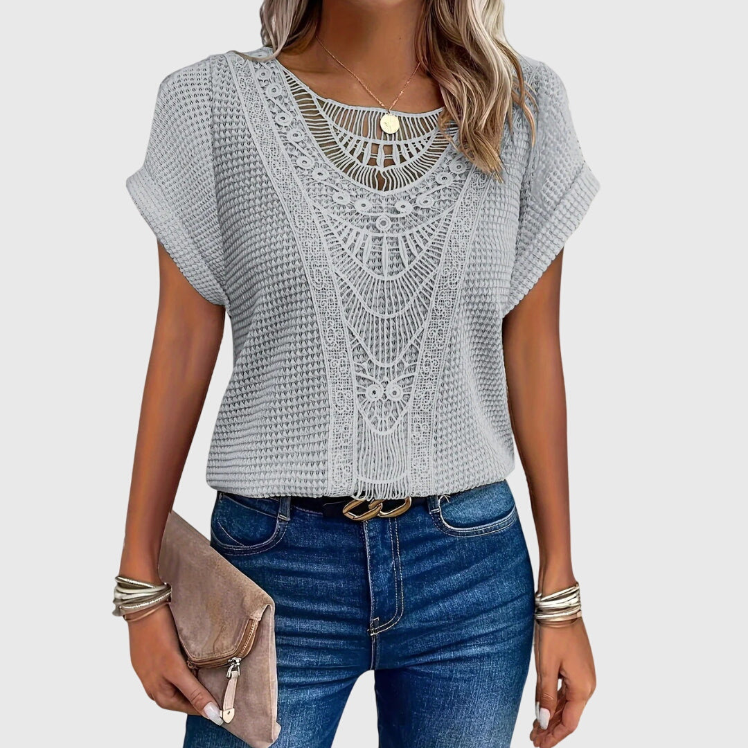 Boho Style Relaxed Fit Blouse