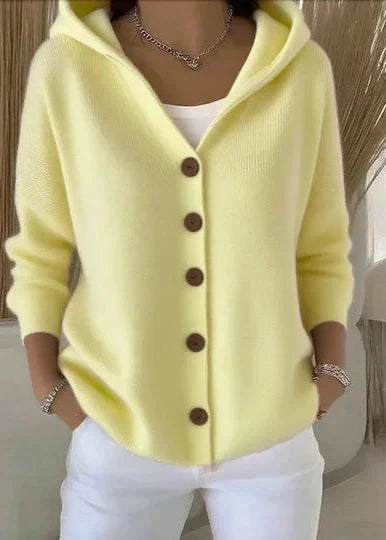 Relaxed Fit Cardigan With Lightweight Warmth