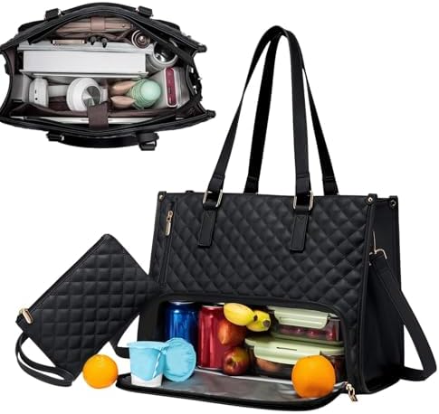 Insulated 2-in-1 Lunch And Laptop Tote