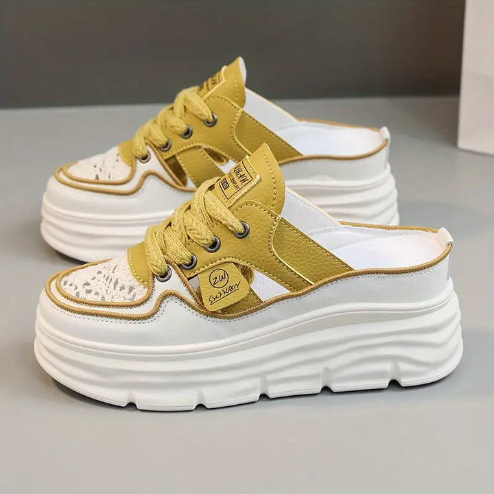 Breathable Platform Slip-On Casual Shoe