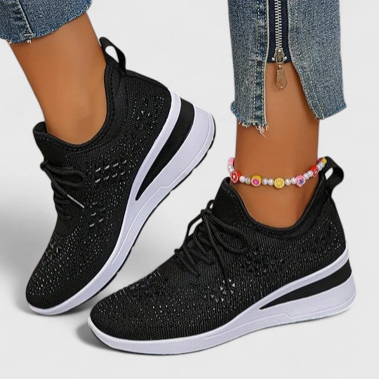 Wide Toe Box Orthopedic Sneakers With Arch Support