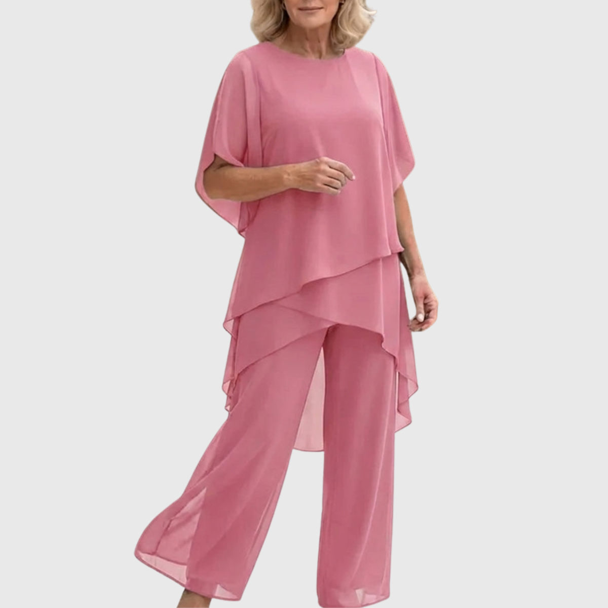 Draped Palazzo Trouser Suit