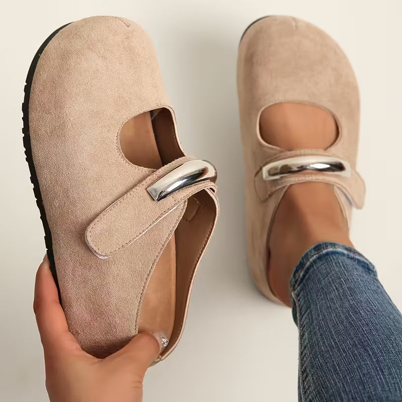 Women's Suede Slip-On Flats