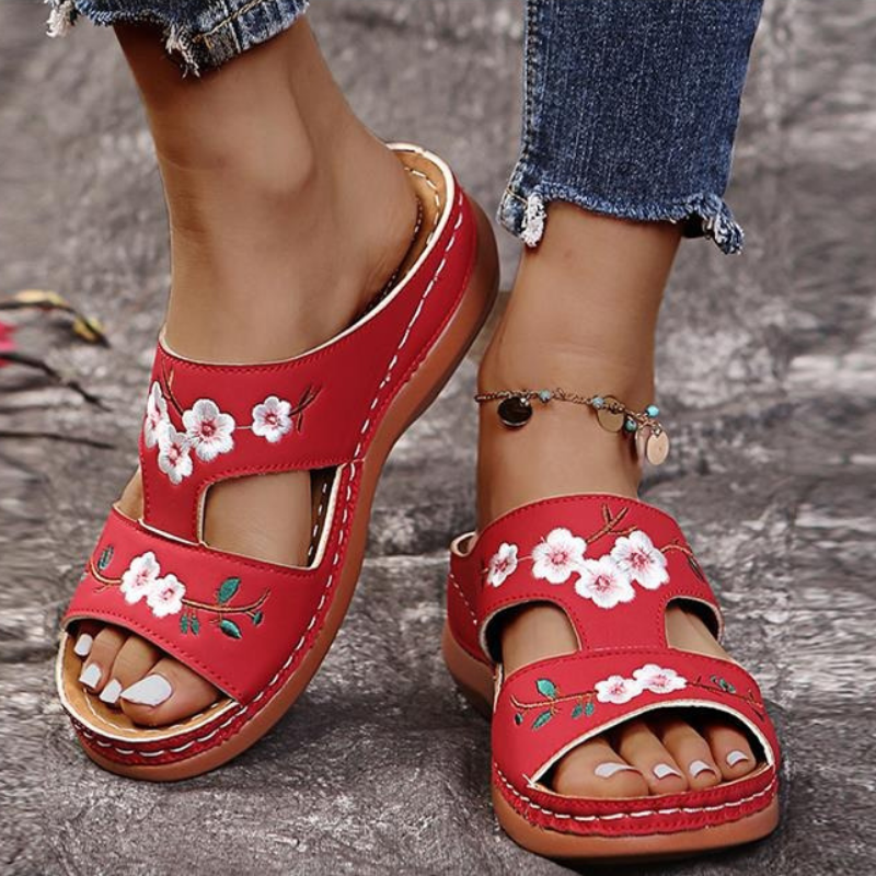 Women's Floral Orthopedic Slip-On Shoes