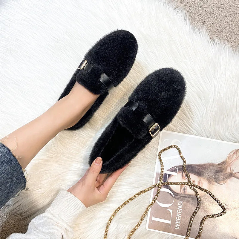 Round Toe Minimalist Ballet Flats