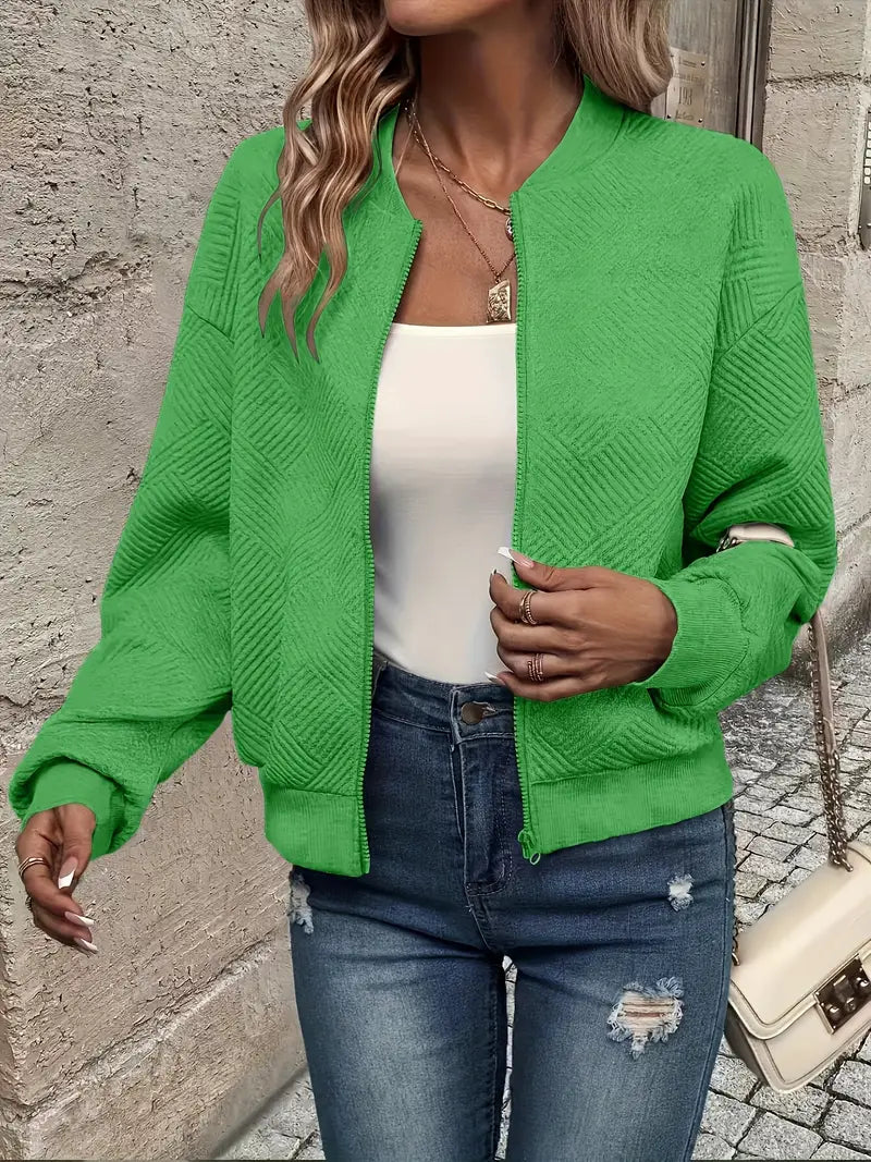 Relaxed Fit Full-Zip Jacket