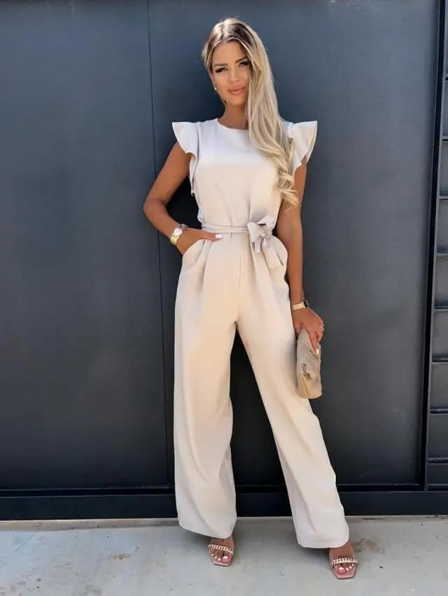 Wide Leg Women's Jumpsuit
