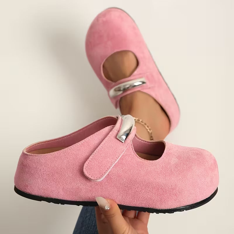 Women's Suede Slip-On Flats