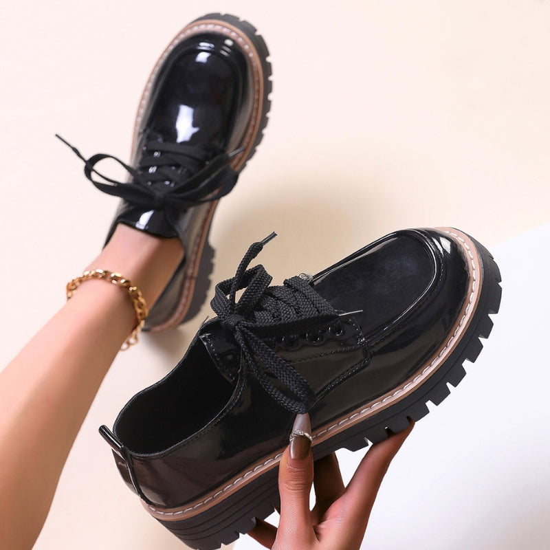 Genuine Leather Loafers with Classic Finish