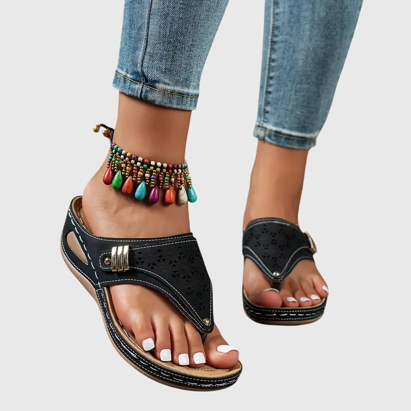 Wedge Orthopedic Slip-On Sandal