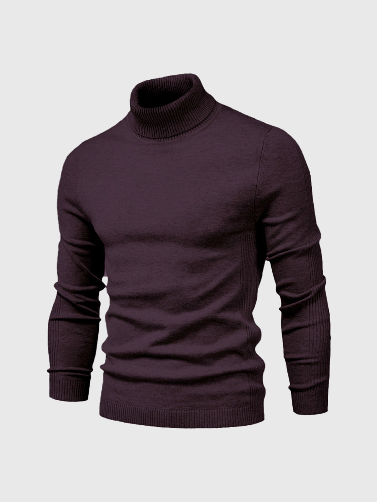 Soft Washable Cotton Turtleneck Sweater