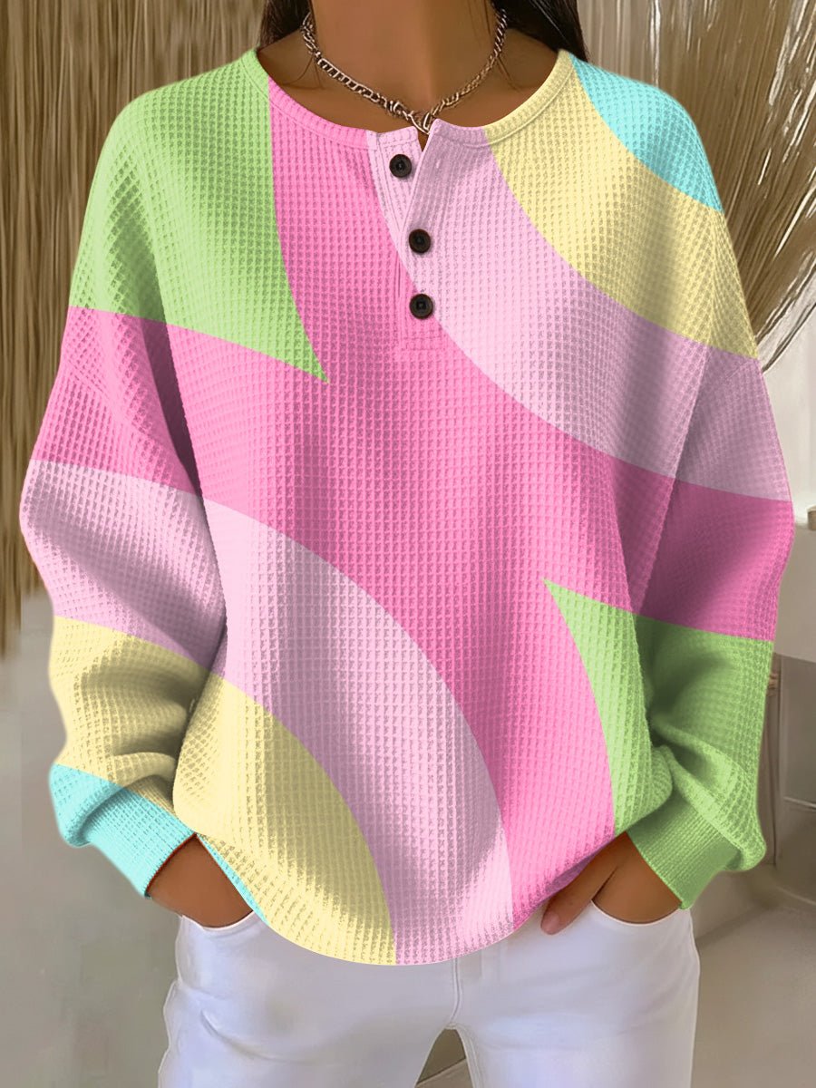 Chloe Oversized Waffle Knit Sweater